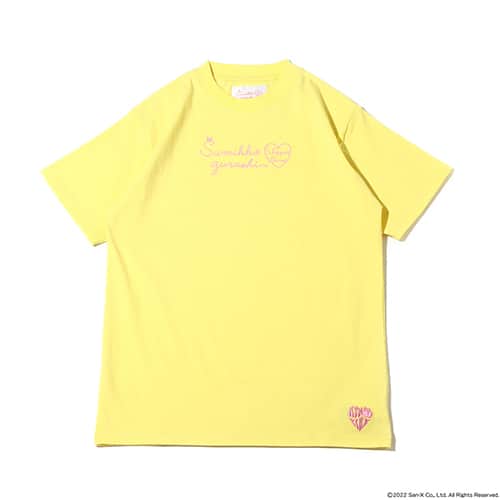 atmos pink すみっコぐらし × atmos pink Tシャツ YELLOW 22FA-I