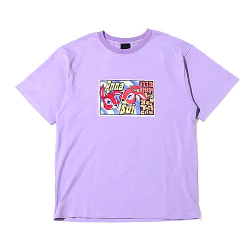 ANNA SUI Archive ３DプリントTシャツ PURPLE 22SU-I