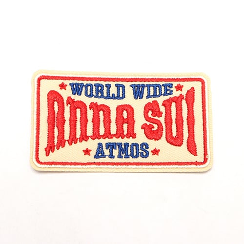ANNASUI ×ATMOS ワールドワイド ワッペン RED