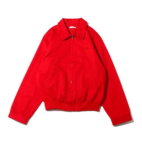 atmos pink ロゴ刺繍ステンカラージャケット RED 22SP-I
