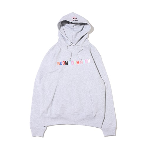 atmos pink x RoomRoomRoom ロゴフーディー GRAY 22SP-I