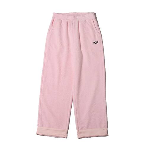 UGG パイルサテン切替 パンツ PINK 22SS-I