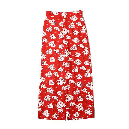 UGG ハイビスカス 総柄ロングパンツ RED 22SS-I