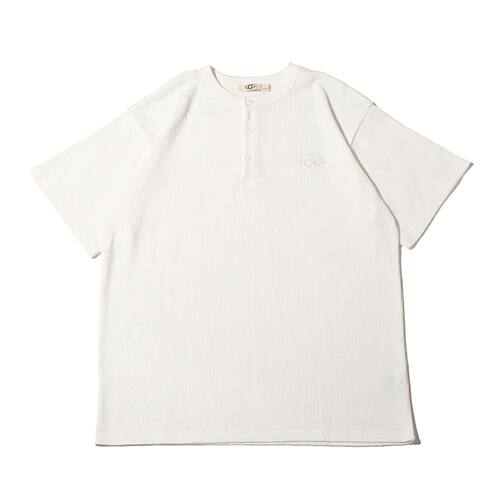 UGG ヘンリーネックTシャツ WHITE 22SS-I