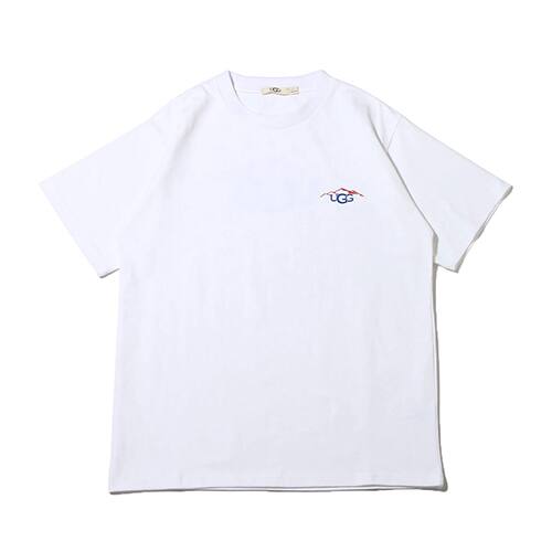UGG マウンテンプリントロゴ Tシャツ WHITE 22SS-I