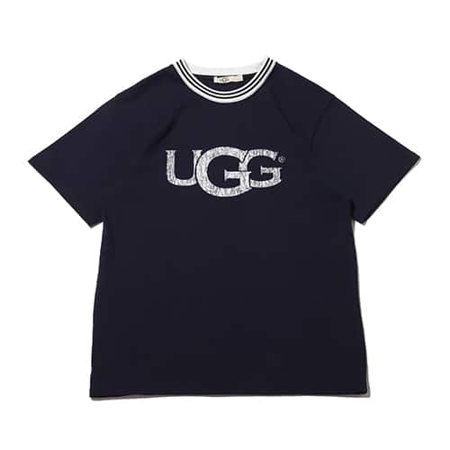 UGG ネックダブルライン Tシャツ NAVY 22SS-I