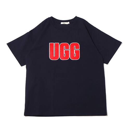 UGG フェルトパッチロゴTシャツ NAVY 22SS-I