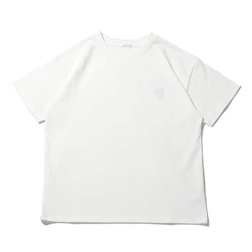 atmos pink ハートロゴ刺繍 Tシャツ WHITE 23FA-I