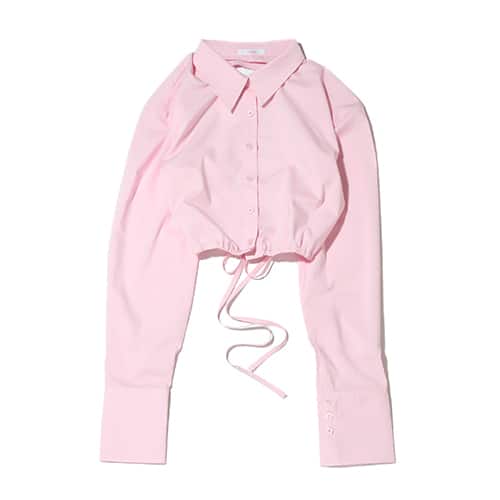 atmos pink  ViVi バックオープン ショートシャツ