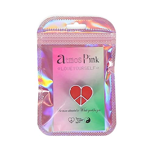 ぱくちーひとみ × atmos pink ピンズ RED 23SP-S