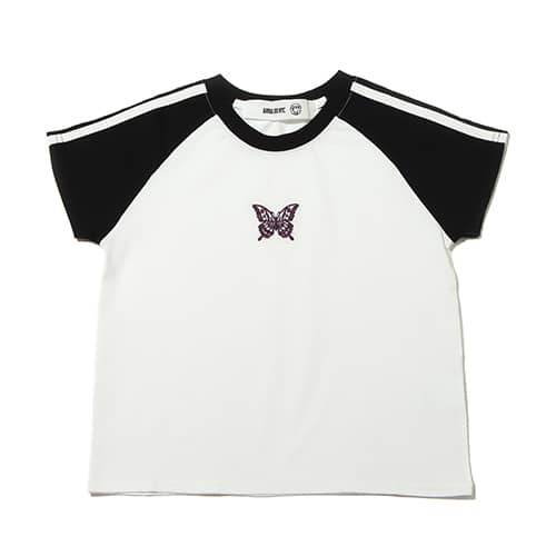 ANNA SUI NYC 蝶刺繍 ラグランTシャツ WHITE 23SP-I