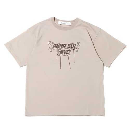 ANNA SUI NYC 糸垂らしロゴTシャツ BEIGE 23SU-I