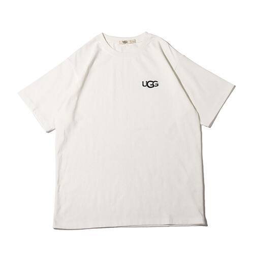 UGG ロゴ刺繍 Tシャツ WHITE 23SS-I