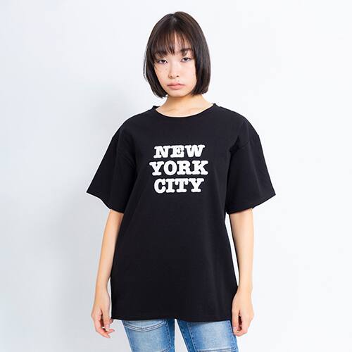 ANNA SUI NYC “NYC” 刺繍 Tシャツ BLACK 24SP-I