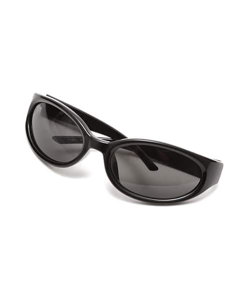 atmos pink Curved Sunglasses BLACK - ブラック