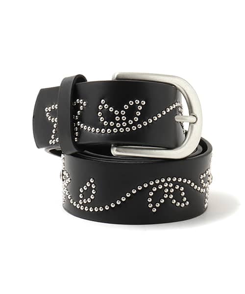atmos pink Stud Belt BLACK アトモス ピンク スタッズ ベルト ブラック