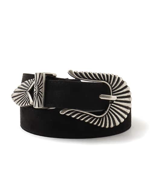 atmos pink Suede Belt BLACK アトモス ピンク スウェード ベルト ブラック