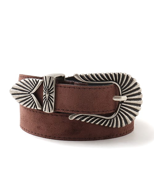 atmos pink Suede Belt BROWN アトモス ピンク スウェード ベルト ブラウン