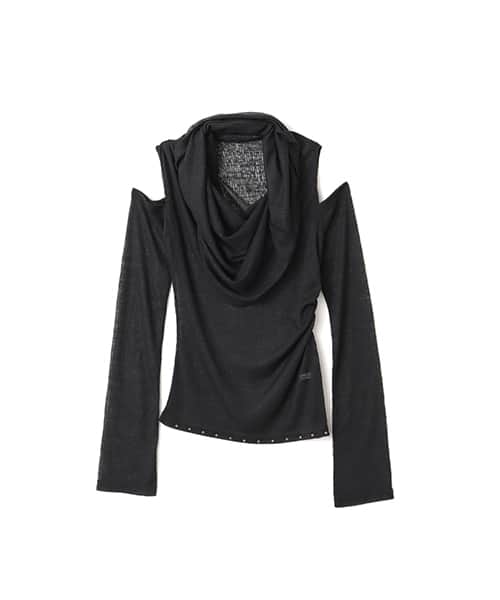 atmos pink See-Through 3-Ways Tops BLACK アトモス ピンク シースルー スリーウェイ トップス ブラック