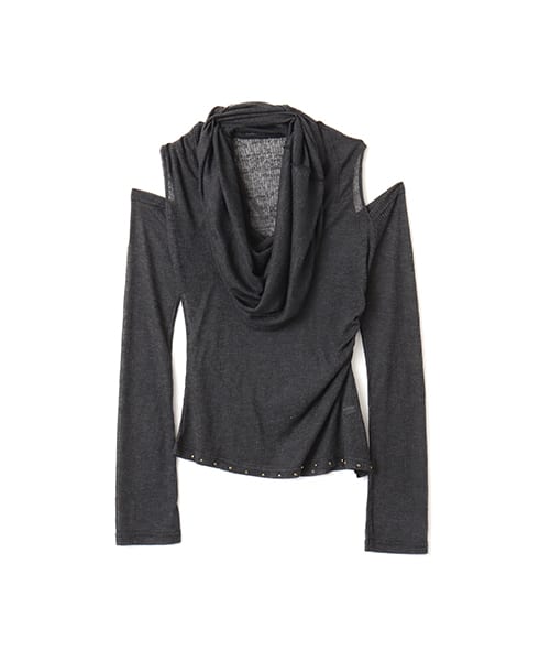 atmos pink See-Through 3-Ways Tops GRAY アトモス ピンク シースルー スリーウェイ トップス グレー