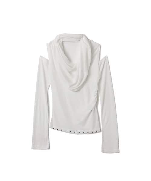 atmos pink See-Through 3-Ways Tops WHITE アトモス ピンク シースルー スリーウェイ トップス ホワイト