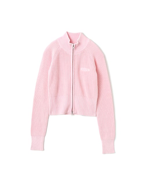 atmos pink Washed Zip Up Knit PINK - ピンク