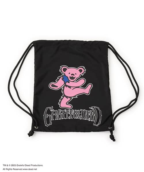 atmos pink Grateful Dead Knapsack BLACK - ブラック