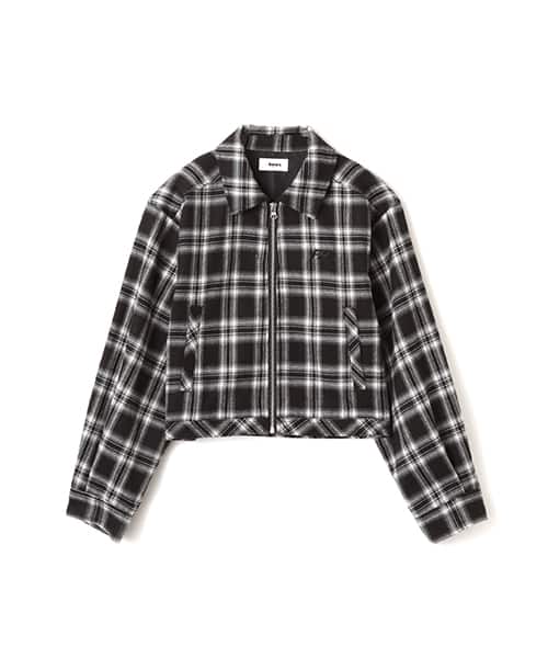 atmos pink Plaid Jacket BLACK - ブラック