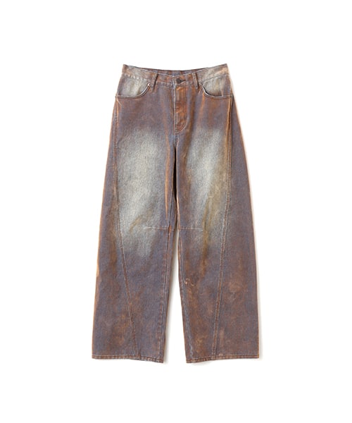atmos pink Flocky Denim Pants