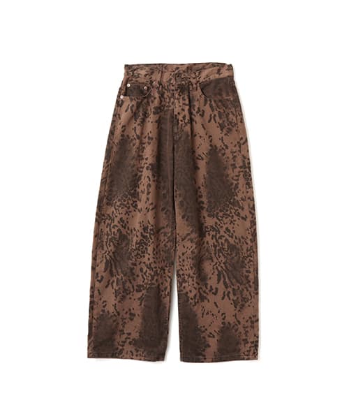 atmos pink Leopard All-Over Pants BROWN - ブラウン