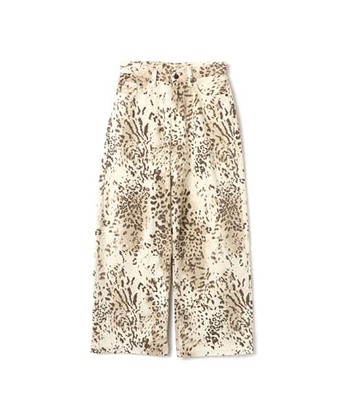 atmos pink Leopard All-Over Pants WHITE