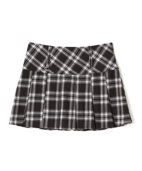 atmos pink Plaid Mini Skirt