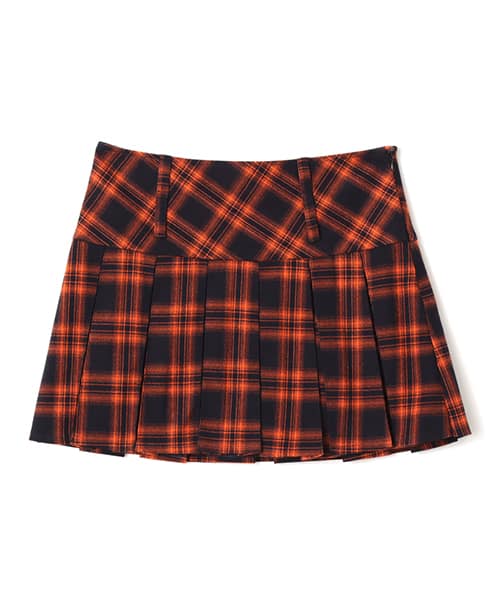 atmos pink Plaid Mini Skirt