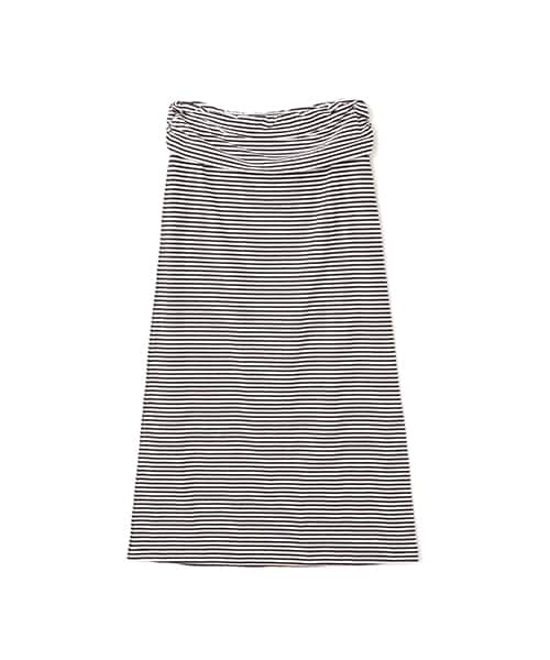 atmos pink Border Long Skirt WHITE アトモス ピンク ボーダー ロング スカート ホワイト
