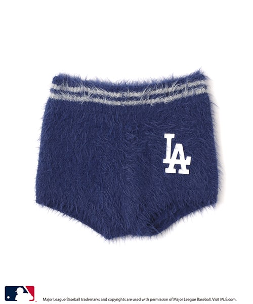 atmos pink MLB Shaggy Knit Short Pants NAVY - ネイビー