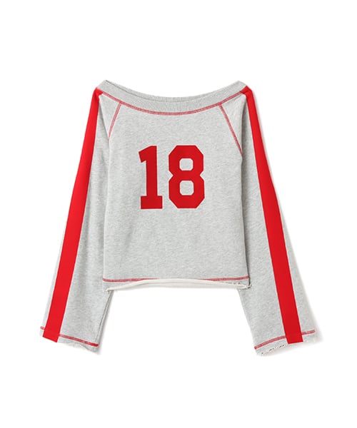 atmos pink Numbering Sweat Top GRAY アトモス ピンク ナンバリング スウェット トップ グレー
