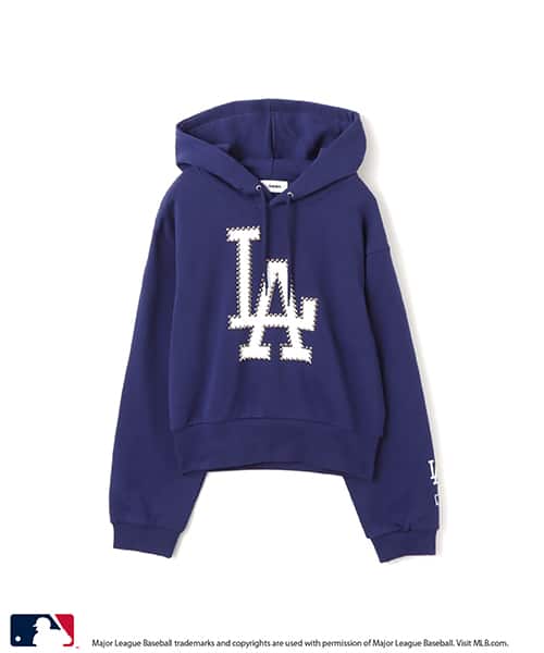 atmos pink MLB Studs Logo Sweat Hoodie BLUE - ブルー