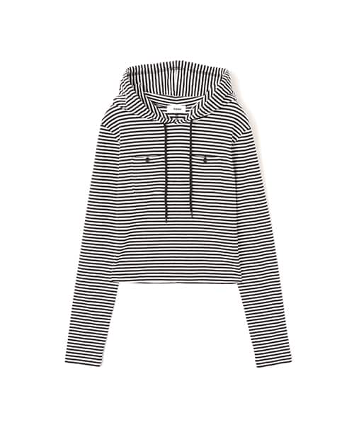 atmos pink Border Hoodie WHITE - ホワイト