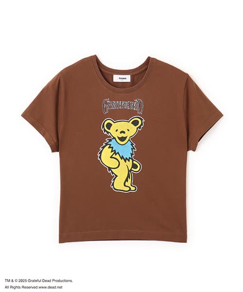 atmos pink Grateful Dead Mini T-shirt BROWN アトモス ピンク グレイトフル デッド ミニ ティーシャツ ブラウン