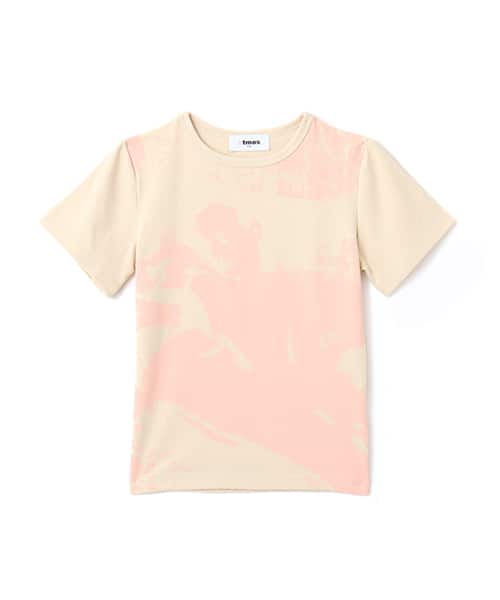 atmos pink Print T-shirt BEIGE