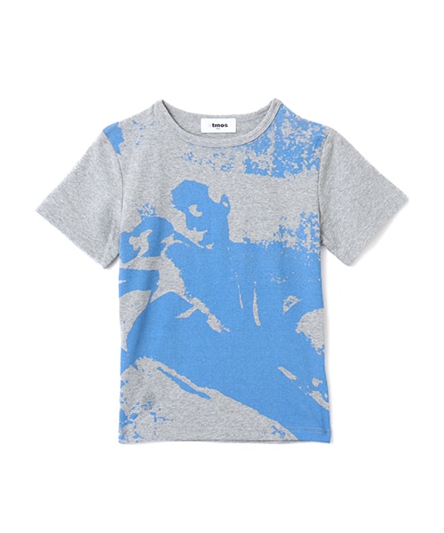 atmos pink Print T-shirt GRAY