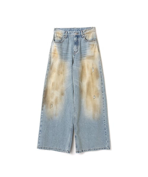 atmos pink Straight Denim