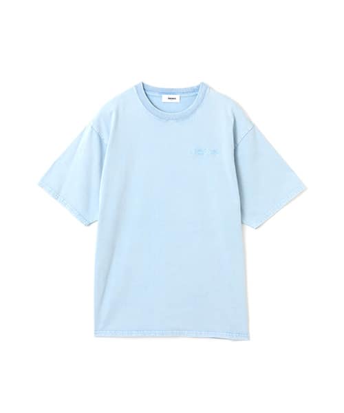 atmos pink Bleached Finishing T-shirt BLUE