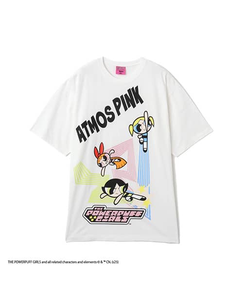 The Powerpuff Girls X atmos pink Jacquard Knit Polo Shirt