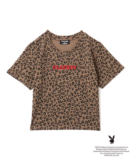 PLAYBOY x atmos pink Leopard T-shirt LEOPARD