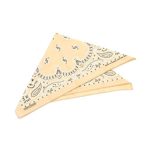 atmos pink Paisley Scarf BEIGE アトモス ピンク ペイズリー スカーフ ベージュ