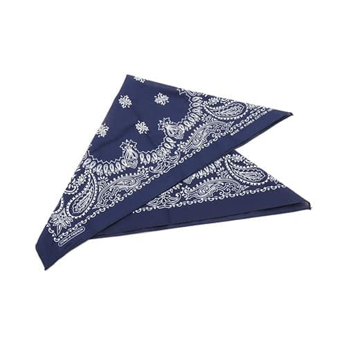 atmos pink Paisley Scarf NAVY