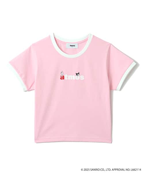 atmos pink x MY MELODY & KUROMI Ringer Neck T-shirt PINK アトモス ピンク マイメロディ アンド クロミ リンガー ネック ティーシャツ ピンク