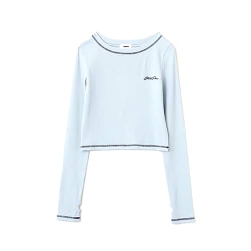 atmos pink Rib Long Sleeve T-shirt SAX