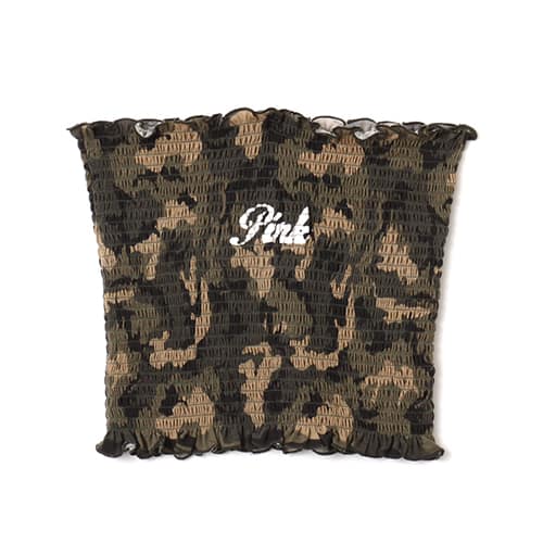 atmos pink Camouflage Shirring Baretop CAMOUFLAGE KHAKI